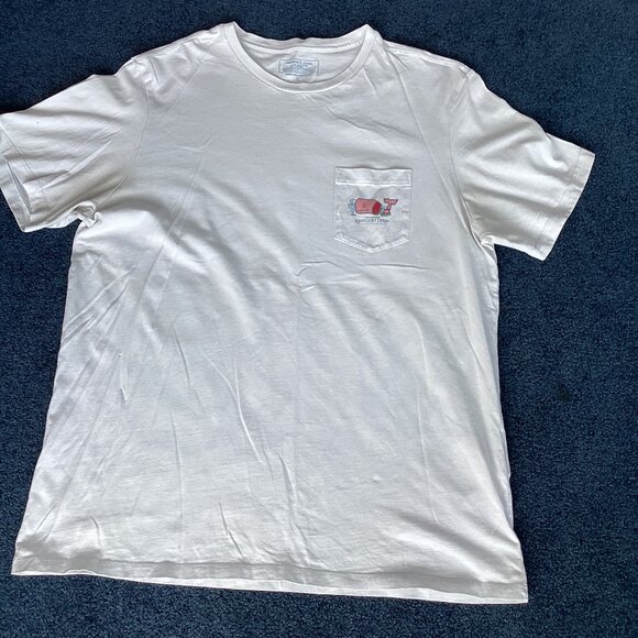 Vineyard Vines Other - Short-sleeve White T-shirt - Vineyard Vines Derby 147 Edition - Men's Large
